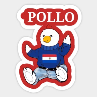 Pollo bear de Paraguay Sticker